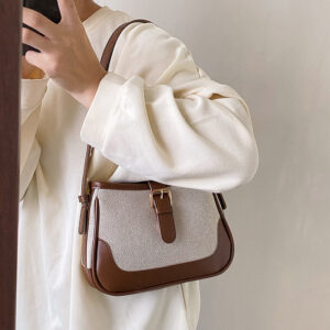 Alternative view of Advanced Texture Shoulder Cross Square Crossbody Bag
