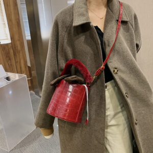 Alternative view of Single shoulder bucket bag