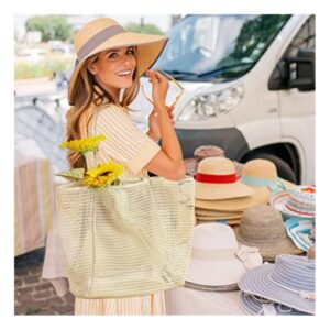 Alternative view of Beach Mesh Handbag Casual Women's Foldable Shoulder Bag