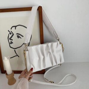 All-match pleated trendy underarm bag