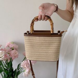 2024 Summer New Niche Messenger Bag Woven Small Bag Ladies