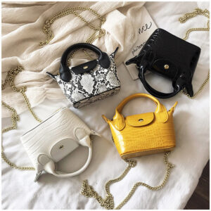 Crossbody Chain  Pattern Small Square Bag