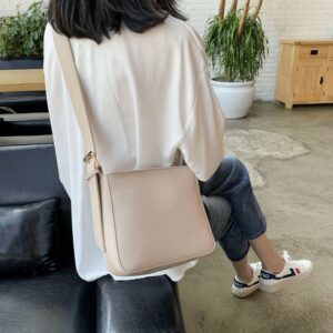 Women's Fashion Simple Solid Color Single Shoulder Messenger Bag
