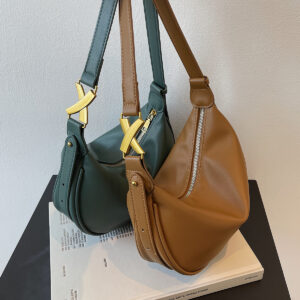 Alternative view of New Female Texture Simple One-shoulder Messenger Bag