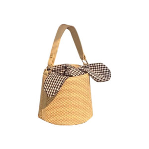 Alternative view of Women's Fashion All Match Bucket Straw Bag