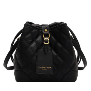 Alternative view of Fashion Rhombus Handbags Korean Style Temperament One-shoulder Bucket Bag