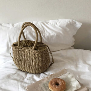 Fashion Simple Grass And Rattan Hand-Woven Bag