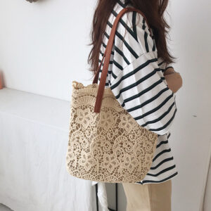 Lace Bucket Cloth Bag Ladies Handbag