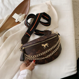 Alternative view of Crossbody All-match Student Korean Chest Bag Chain