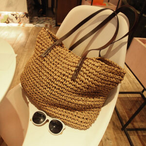 Spring New Beach Woven Straw Bag