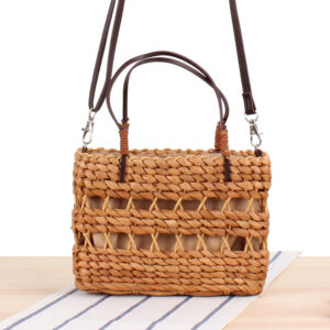 Alternative view of A New Generation Of New Smal  Shoulder Bag Hand-Carried Dual-Use Woven Straw Holiday Bag Woven Beach Leisure Bag