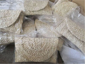Alternative view of Corn Husk Clutch Straw Woven Leisure Bag
