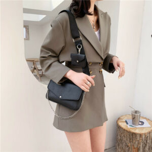 Spring All-match New Fashion Diagonal Bag Chain Underarm Shoulder Bag