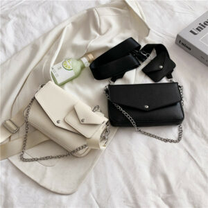 Alternative view of Spring All-match New Fashion Diagonal Bag Chain Underarm Shoulder Bag