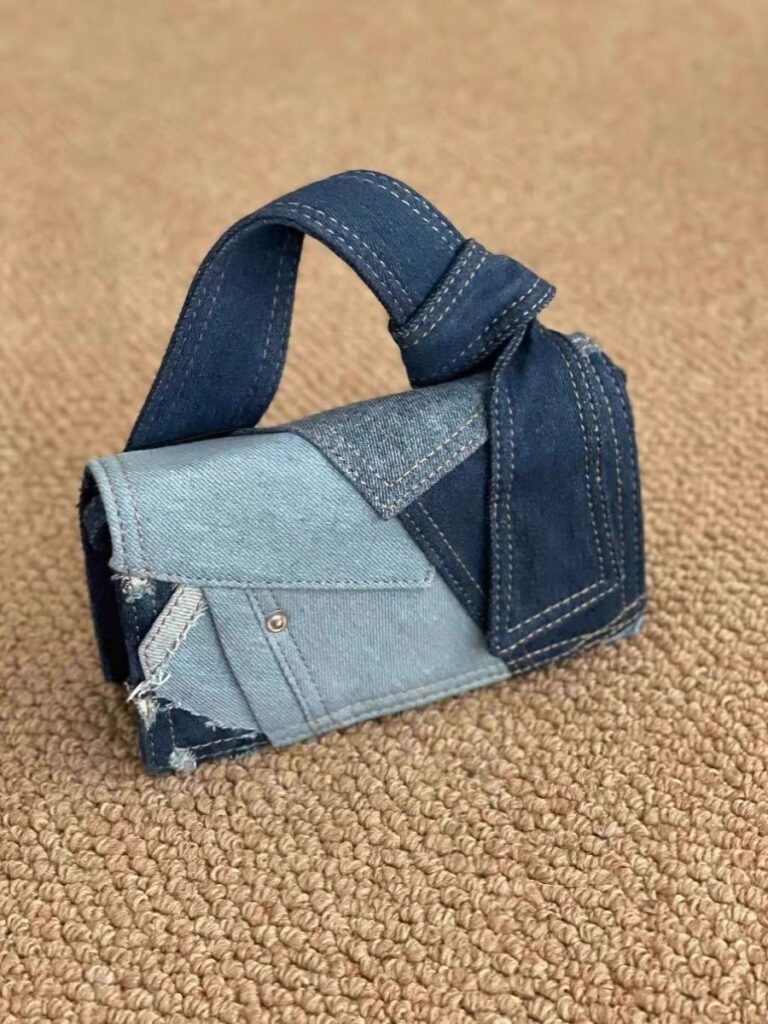 Alternative view of All-matching Jeans Stitching Crossbody Bag For Women