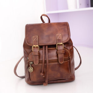 2021 new Korean women college wind retro Pu shoulder bag leisure fashion female bag one generation