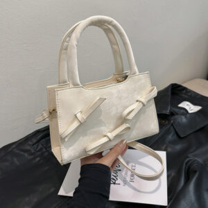 Alternative view of Fashion Special-interest Bowknot Portable Small Square Bag For Women