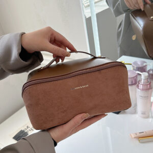 Minority Design Portable Large Capacity Suede Hand Bag