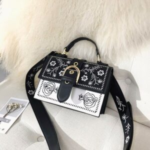 Alternative view of New Ethnic Style Graffiti Printing Fashion Shoulder Messenger Bag