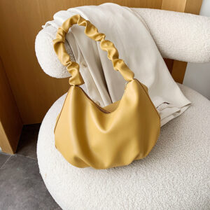 Alternative view of New Trendy Korean Style Pleated One-shoulder Messenger Bag