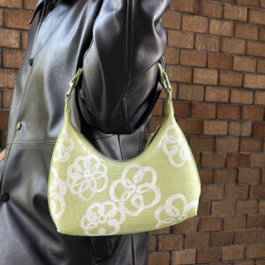 Alternative view of Korean Niche Design Summer Flower Graffiti Pattern Handbag New One-shoulder Underarm Bag Trendy Female Diagonal Bag