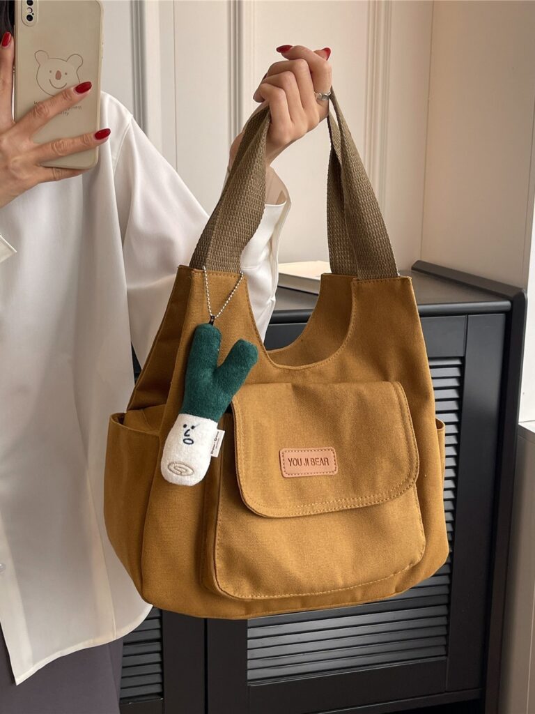 Alternative view of Leisure Commute Large Capacity Summer Fashion Canvas Support All-match Shoulder Bag