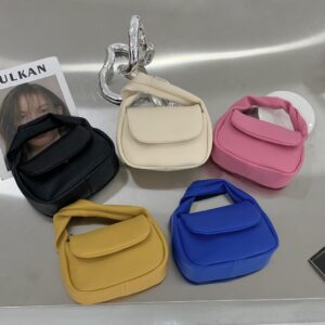 Alternative view of Small One Shoulder Cross-body Handbag Fold Armpit Steamed Bun Dumpling