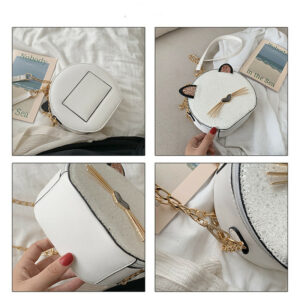 Alternative view of New Korean Fashion One Shoulder Messenger Chain Bag