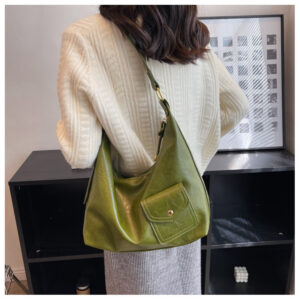 Alternative view of New Trendy Women's Large Capacity Simple Vintage Bag