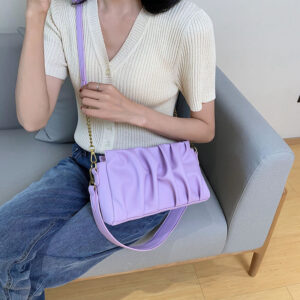 Alternative view of All-match pleated trendy underarm bag