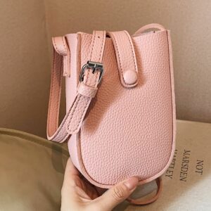 Alternative view of All-matching And Lightweight Soft Leather Mobile Phone Shoulder Messenger Bag