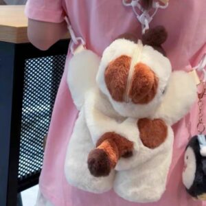 Alternative view of Sanhua Kitten Messenger Bag Cute Plush Doll Versatile Fashion Girl