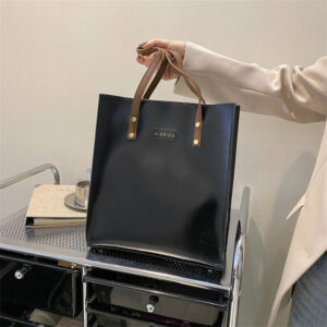 Alternative view of Western Style All-matching Shoulder Bag Portable Tote Bag