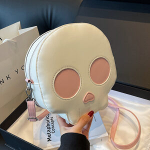 Alternative view of Skull Small Round Versatile Halloween Internet Celebrity Shoulder Messenger Bag