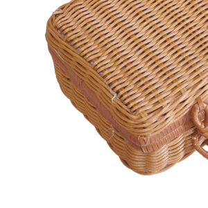 Alternative view of Imitated rattan storage box