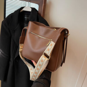 Alternative view of Fashion Soft Leather Bucket Bag For Women