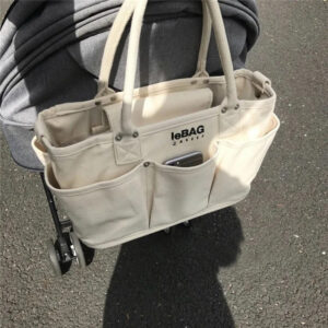 Multifunctional Baby Women's Crossbody Large Capacity Portable Canvas Bag