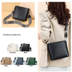 Alternative view of Solid Color Broadband One-shoulder Crossbody High Sense Simple Bucket Bag