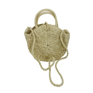 Alternative view of Ins Style Shell Retro Large Capacity Women's Straw Bag