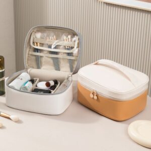 Alternative view of Color Matching Compartment PU Waterproof Multifunctional Light Luxury Handbag Large Capacity