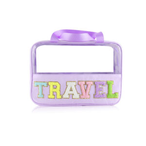 Alternative view of Large Capacity Portable Translucent Women's Cosmetic Bag