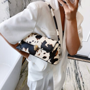 Alternative view of Stylish one-shoulder cow bag