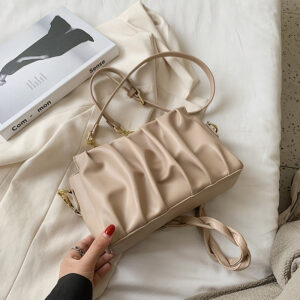 Net Celebrity Fold Small Bag Tide Texture Western Style Shoulder Bag