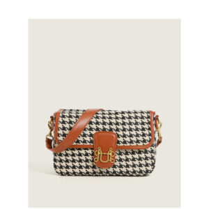 Alternative view of Women's New Retro Houndstooth Single-shoulder All-match Messenger Bag