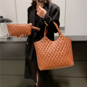Alternative view of New Versatile Texture Hand-carrying Combination Two-piece Women's Bag
