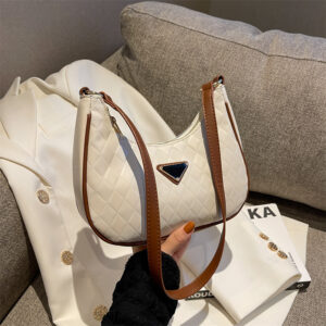 Women's Fashion Checkered Diagonal Bag