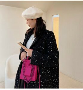 Alternative view of Fashion Single Shoulder Cross-body Acrylic Chain Underarm Bag Female