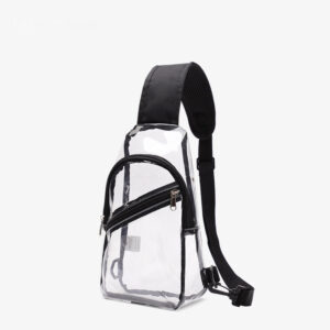 Alternative view of Men's PVC Waterproof Transparent Chest Bag