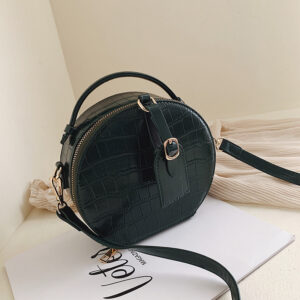 Alternative view of Textured stone shoulder bag