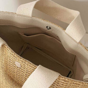 Alternative view of Women's beach portable straw bag